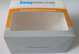 Виготовлення коробів «Knauf Insulation». Поліграфія друкарні Макрос