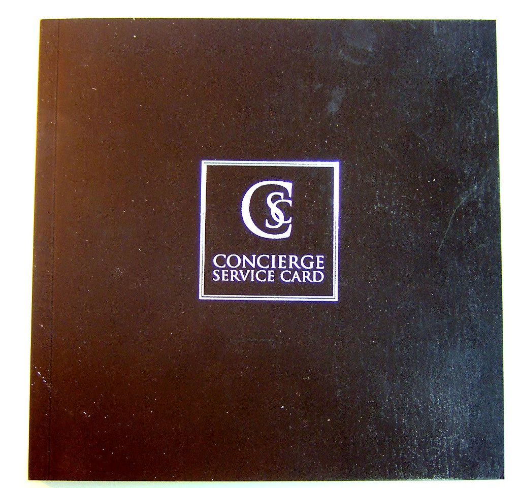 Друк каталогів «Concierge Service Card». Поліграфія друкарні Макрос, виготовлення каталогів, специфікація 964978-1
