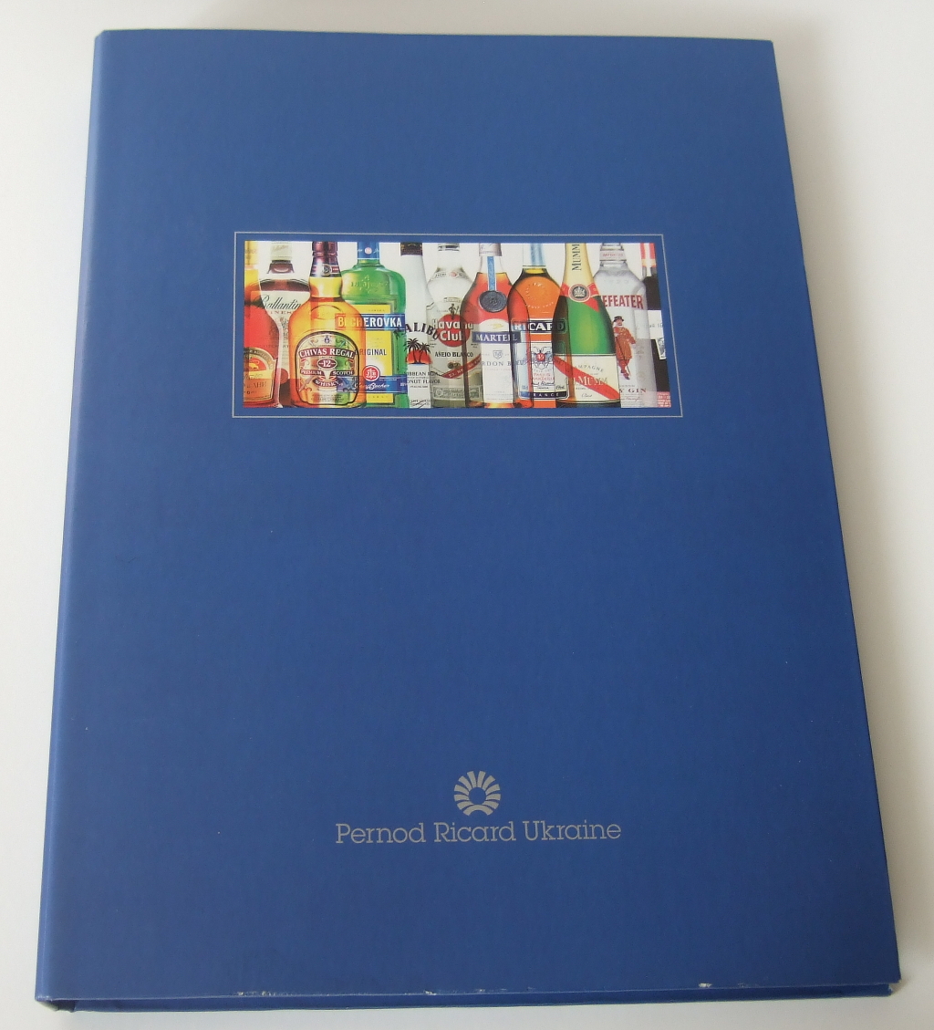 Друк каталогів «Pernod Ricard Ukraine». Поліграфія друкарні Макрос, виготовлення каталогів, специфікація 964986-1