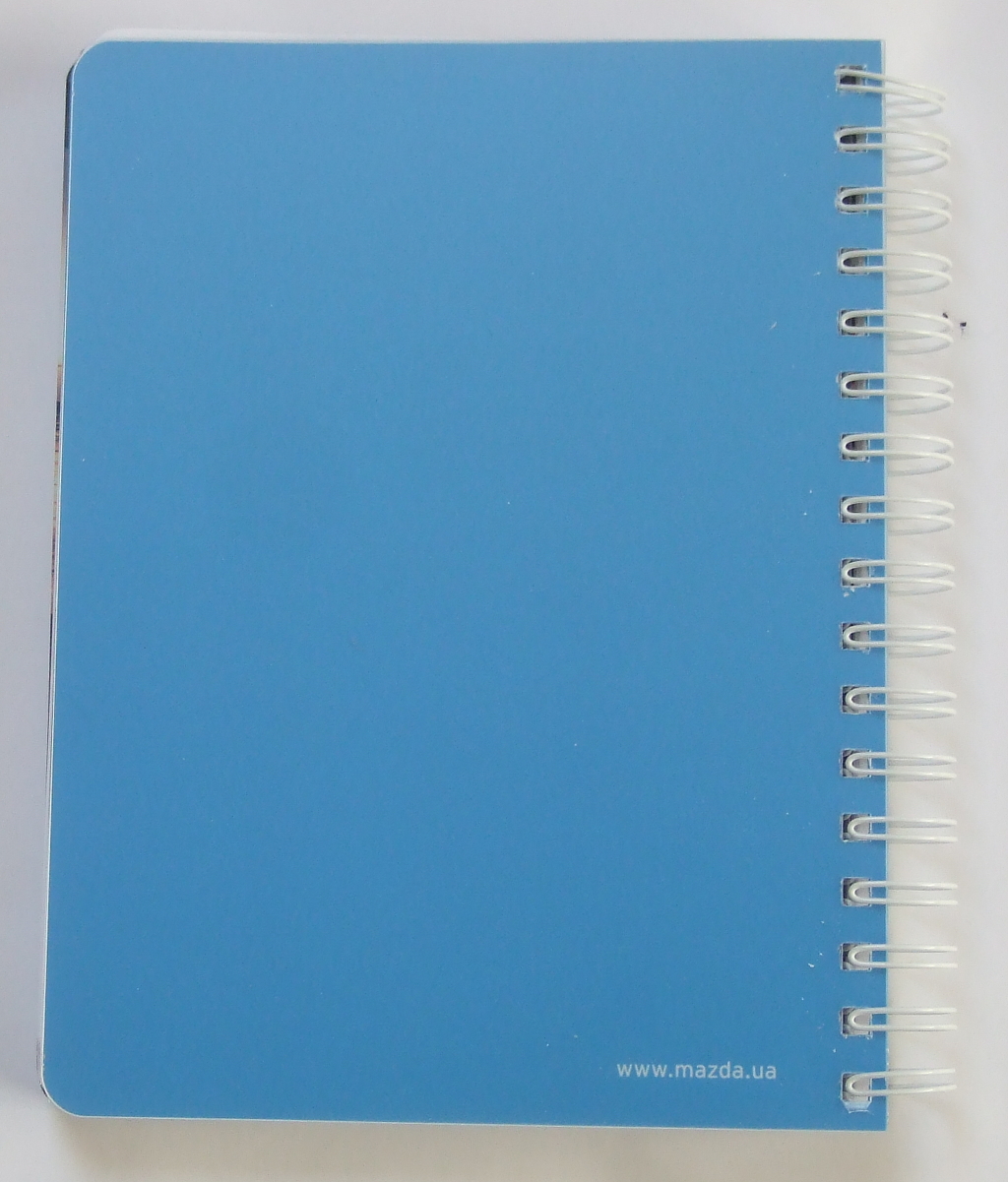 Виготовлення щоденників «Mazda». Поліграфія друкарні Макрос, виготовлення щоденників, специфікація 952993-6